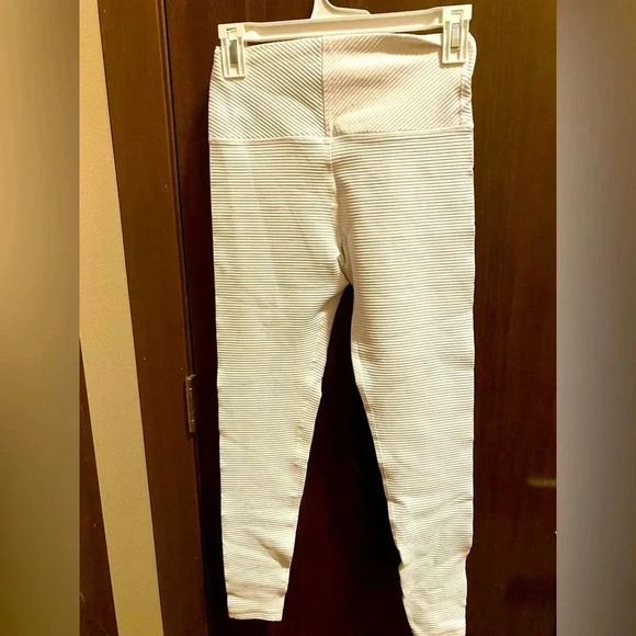 Glyder leggings Size S white ribbed - Picture 1 of 3